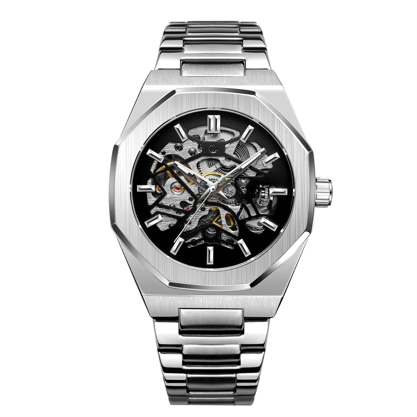 Men Mechanical Skeleton Watch