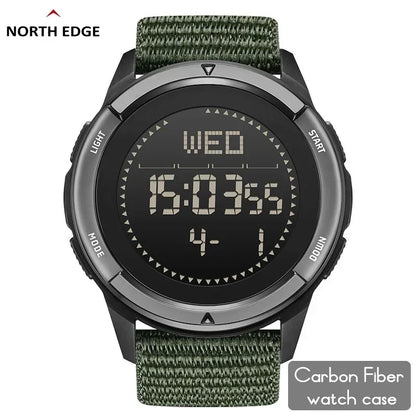 Men's Digital Carbon fiber Watch