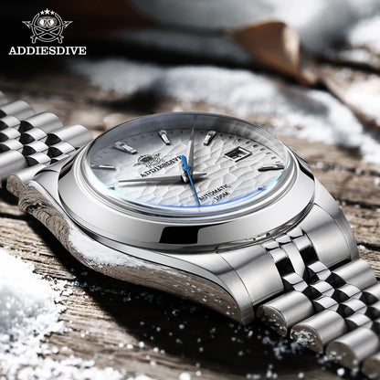 Mechanical Silver Luminous Waterproof Watch