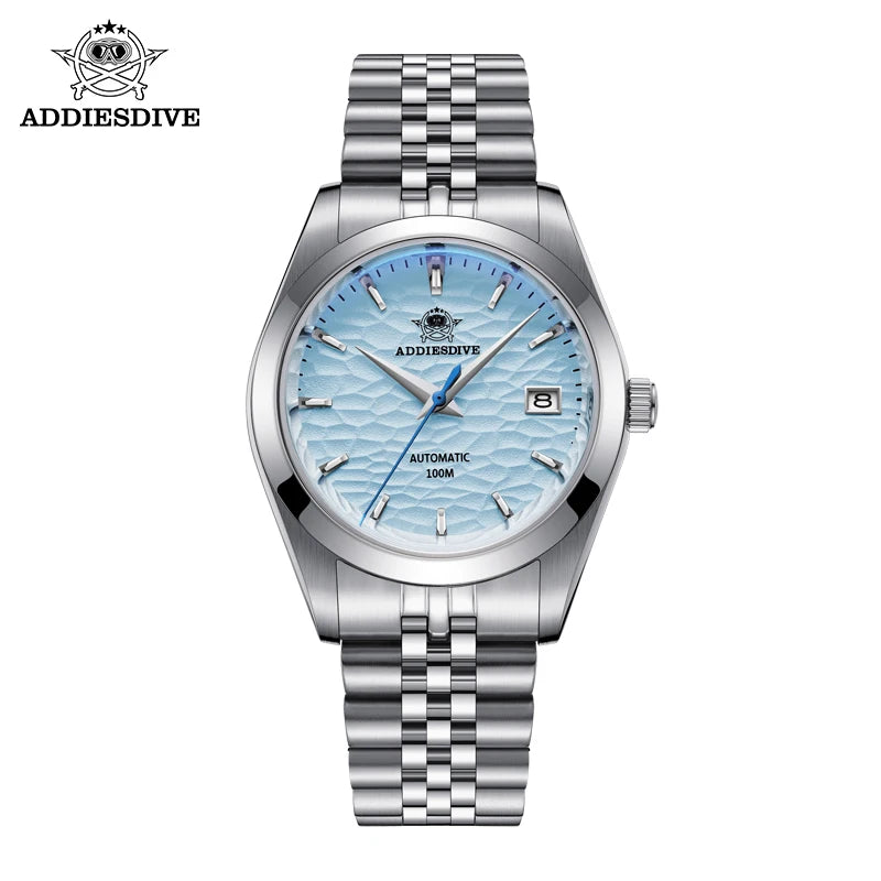 Mechanical Silver Luminous Waterproof Watch