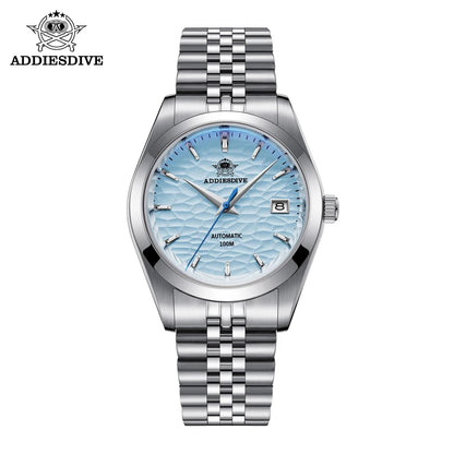 Mechanical Silver Luminous Waterproof Watch