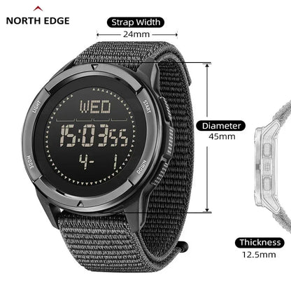 Men's Digital Carbon fiber Watch