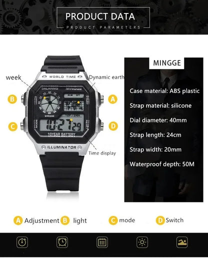 Military Digital Watch