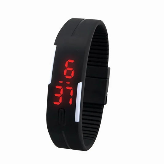 Silicone Rubber Touch Screen Digital Watch