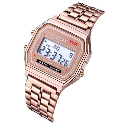 Retro Square Electronic Watch