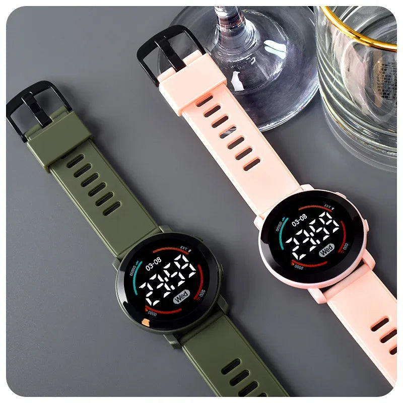 Fashion Led Student Sports Electronic Watch